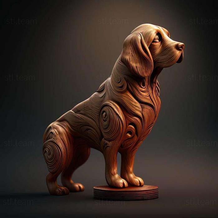 3D model Stabihun dog (STL)